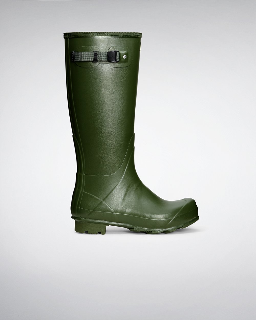 Men Hunter Norris Field | Tall Rain Boots Green | NZ-59613-JLXB